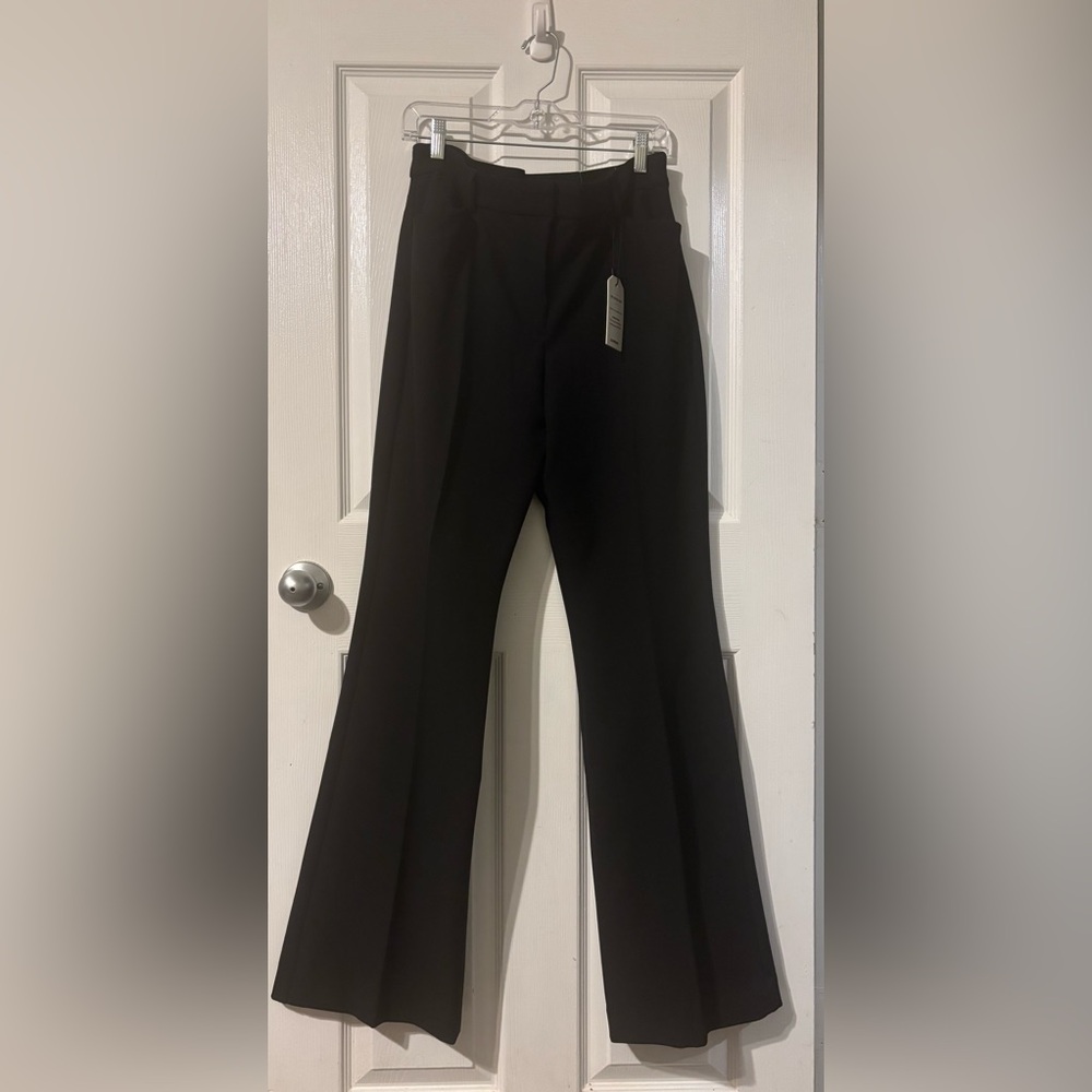 NWT Express Mid Rise Flare Black Dress Pant 10L